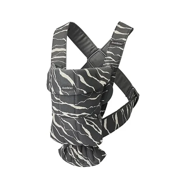 BabyBjörn Baby Carrier Mini Anthracite Landscape Print Cotton
