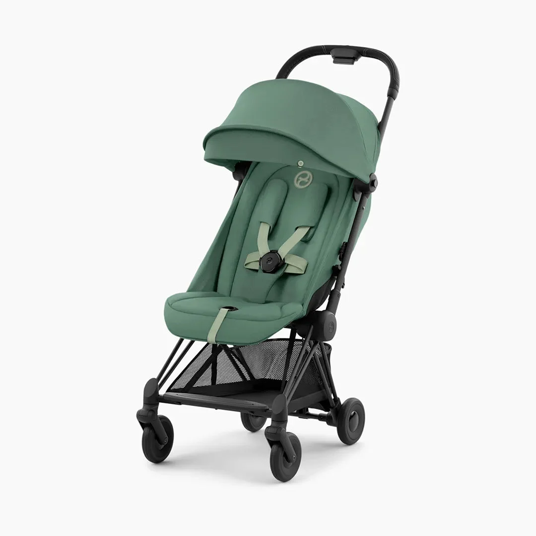 Cybex COYA Compact Stroller - Chrome / Leaf Green