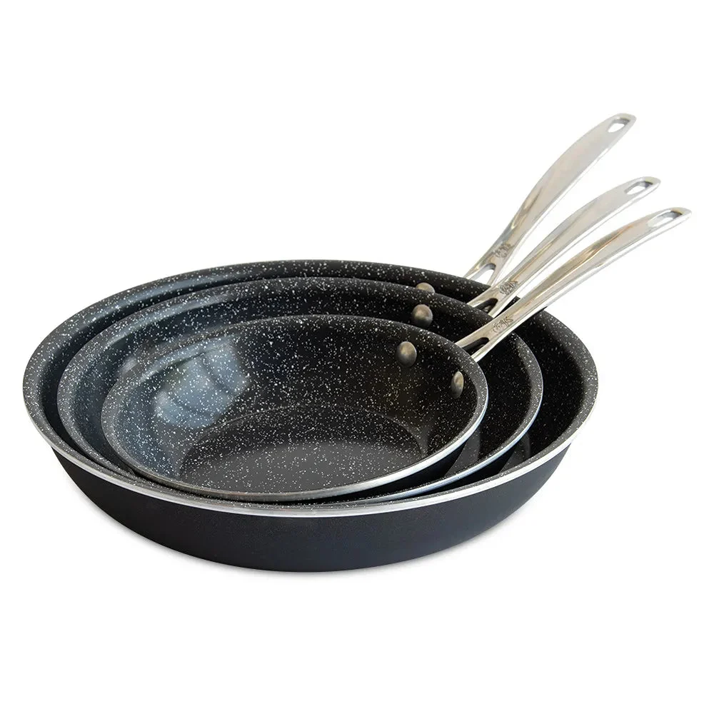 Nordic Ware Basalt 3 Piece Frying Pan Set