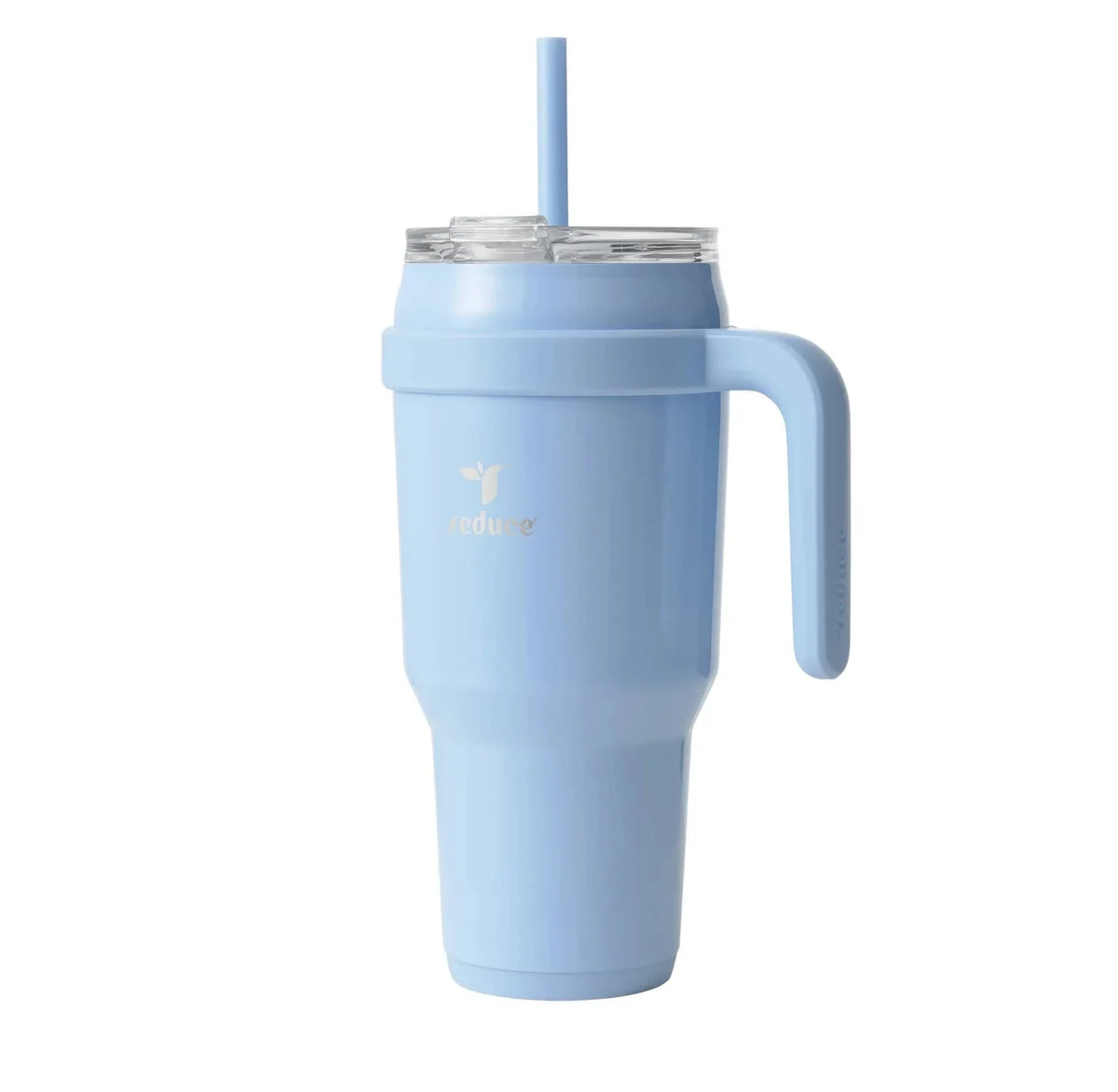 Reduce 40oz Cold1 Vacuum Insulated Stainless Steel Straw Tumbler Mug Glacier: Dishwasher-Safe, Portable Drinkware
