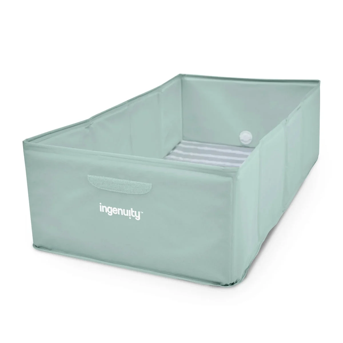 Ingenuity Tuckaway Toddler Tub Converts Shower to Tub - Sage Green