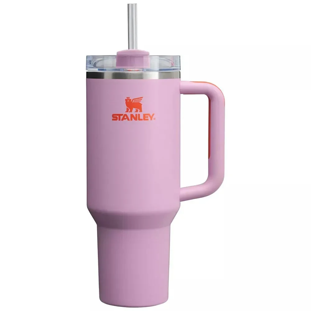 Stanley 40 Oz Stainless Steel H2.0 Flowstate Quencher Tumbler - Mauve Shimmer
