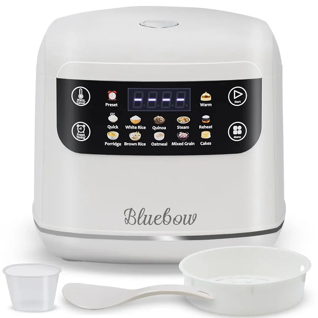 Bluebow Digital Rice Cooker - White