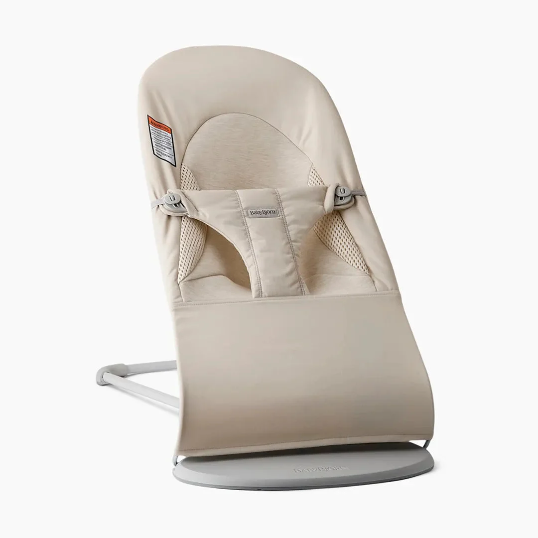 BabyBjörn Bouncer Balance Soft - Light Beige / Woven/Jersey