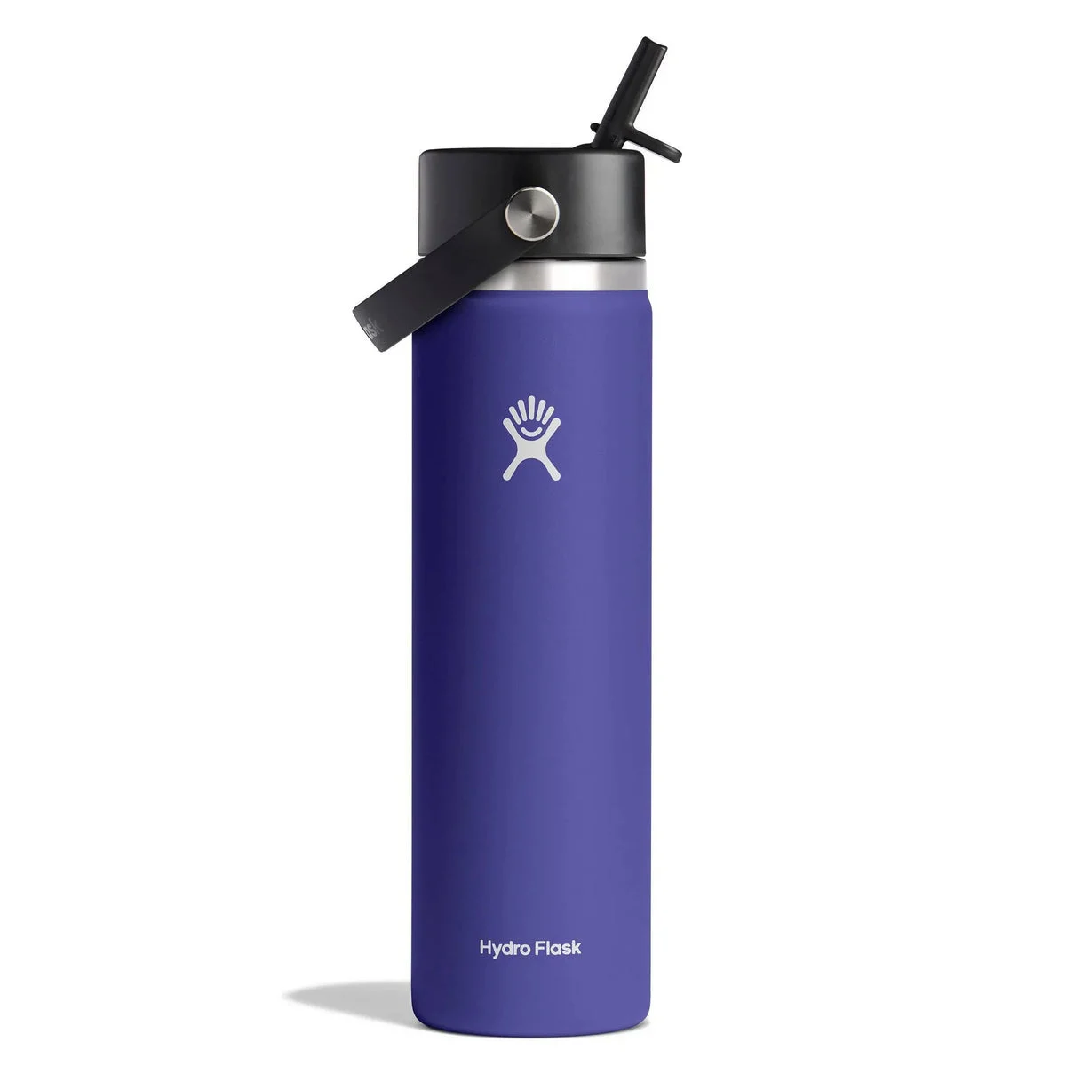 Hydro Flask Wide Mouth Flex Straw Water Bottle - Phantom