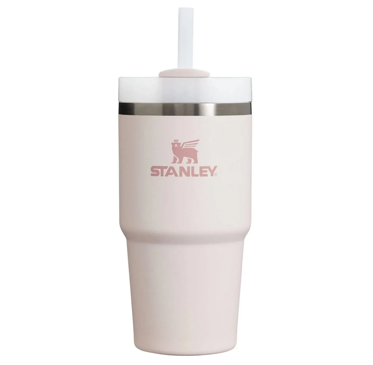 Stanley 20 oz Stainless Steel H2.0 FlowState Quencher Tumbler - Rose Quartz