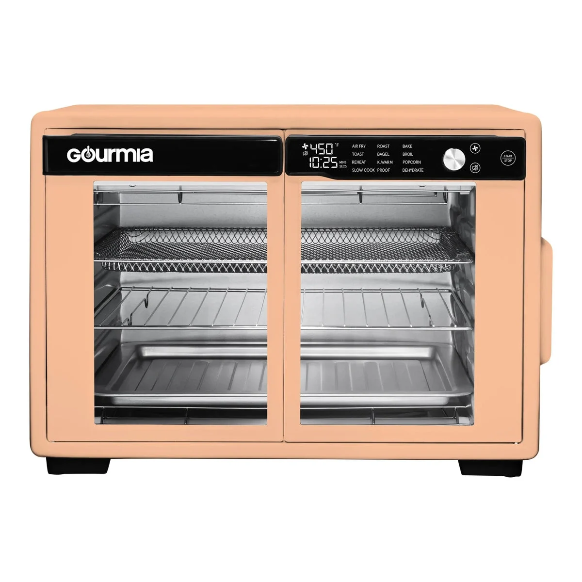 Gourmia Digital Toaster Oven Air Fryer - Peach