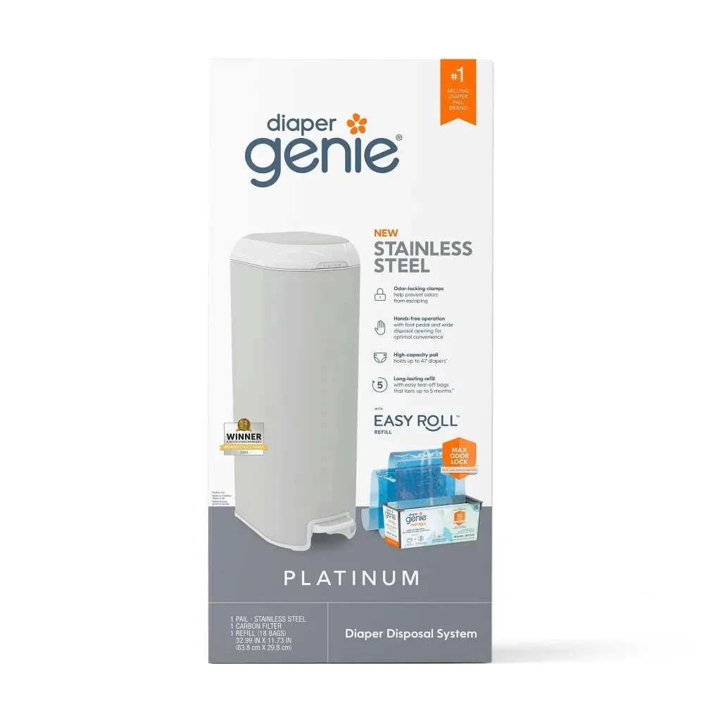 Diaper Genie Diaper Disposal Pail - Stone Grey