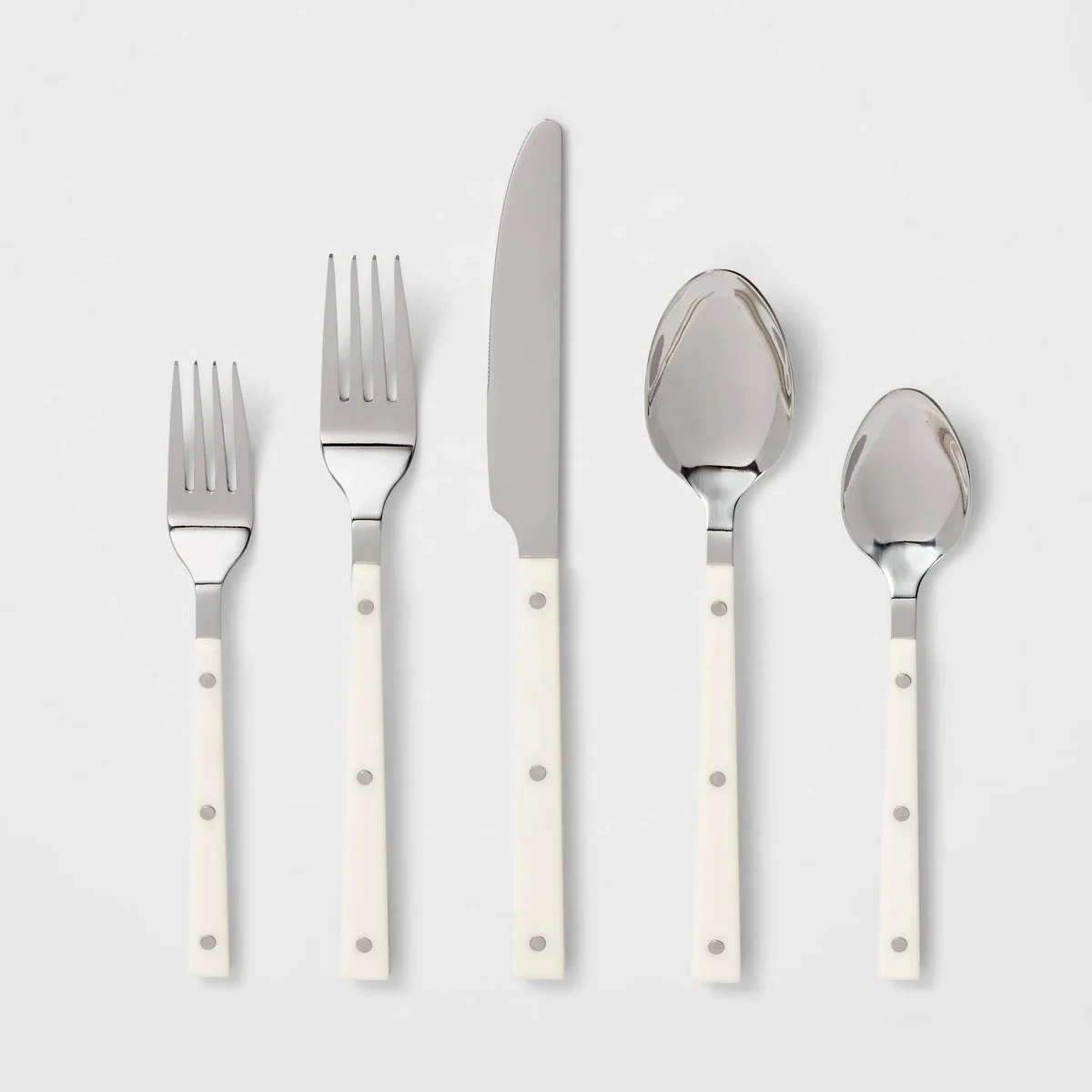 Threshold 20pc Stainless Steel Burlington Silverware Set, Service for 4