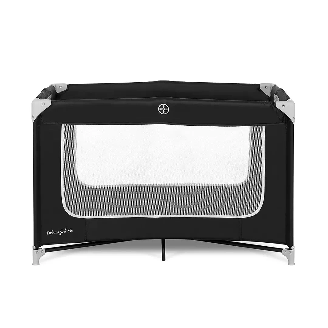Dream On Me Zodiak Portable Playard in Black