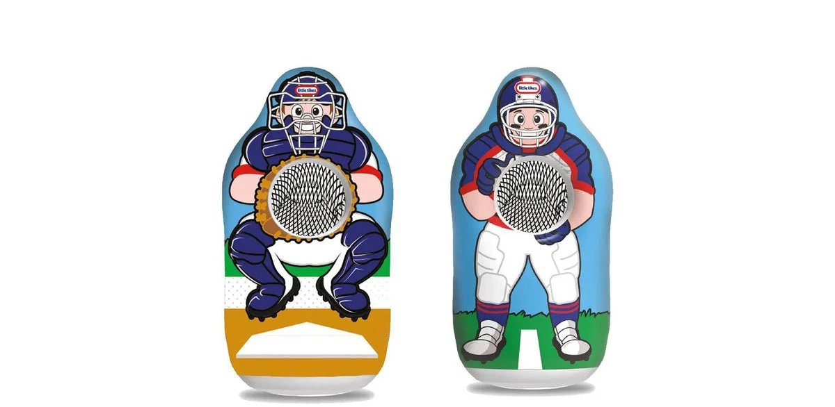 Little Tikes 2 in 1 Jumbo Trainer - 3pc Basketball and Football Set
