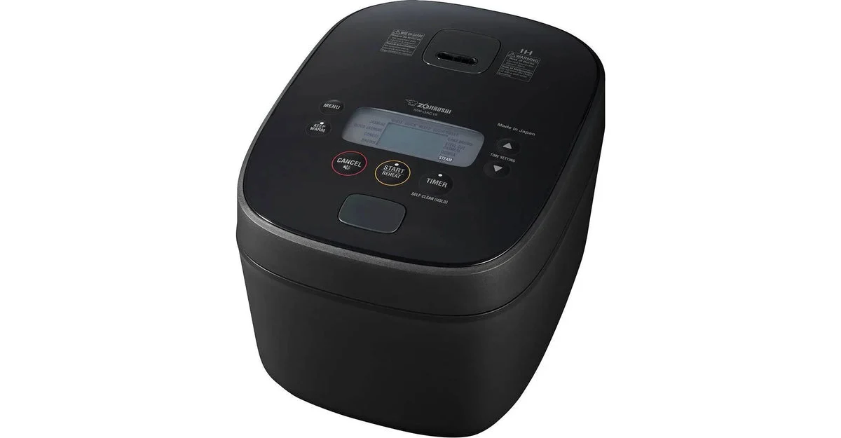 Zojirushi 10 cup Induction Heating Rice Cooker and Warmer Black NW-QAC18: 12 Settings, BPA-Free, 1.8L Capacity