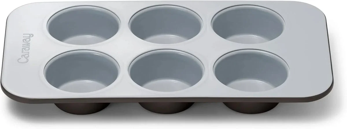 Caraway 6 Cup Muffin Pan - Black