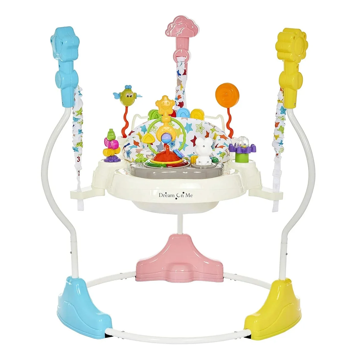Dream On Me 2-in-1 Baby Activity Center and Bouncer - Star Print