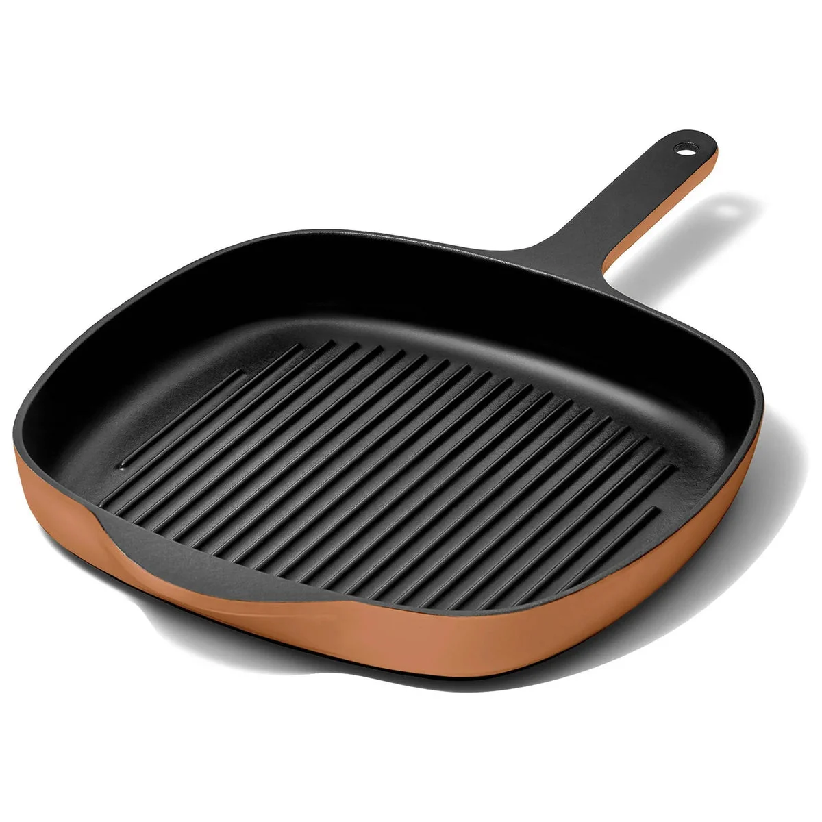 Caraway Enameled Cast Iron Grill Pan - Rust