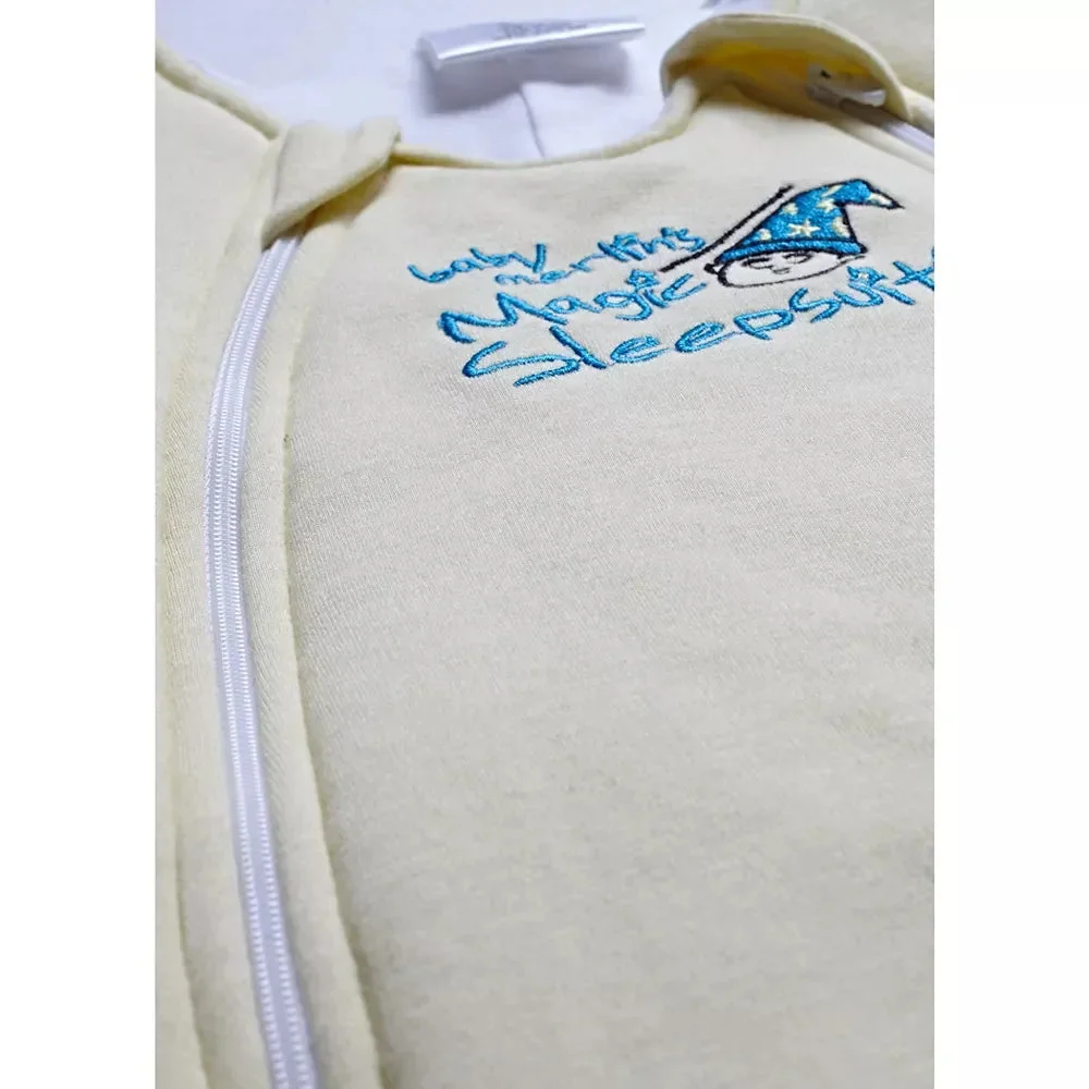 Baby Merlins Swaddle Transition Sleepsuit - 3-6 Months - Fresh Cream