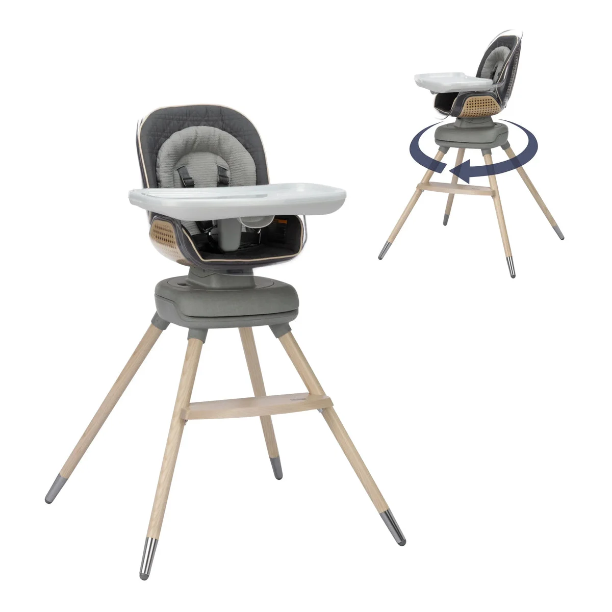 Maxi-Cosi Kiskadee 360 Rotating High Chair - Onyx Heritage
