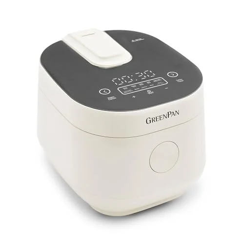 GreenPan Carb-Reducing Rice Cooker - Cream