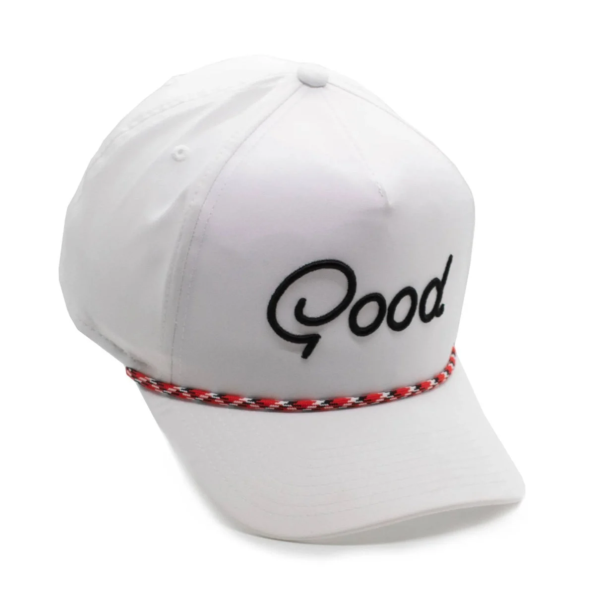 Good Good Golf Adult Polyester OG Rope Baseball Hat - White