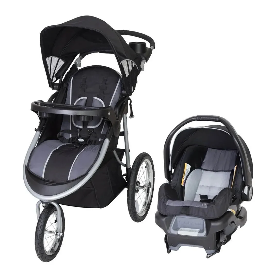Baby Trend Pathway 35 Jogger Travel System with Ally 35 Infant Car Seat - Optic Grey