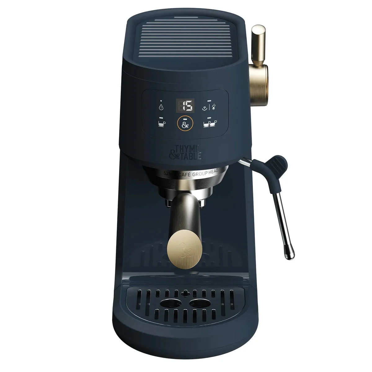 Thyme and table Barista Mini Espresso Machine - Atlantic Blue