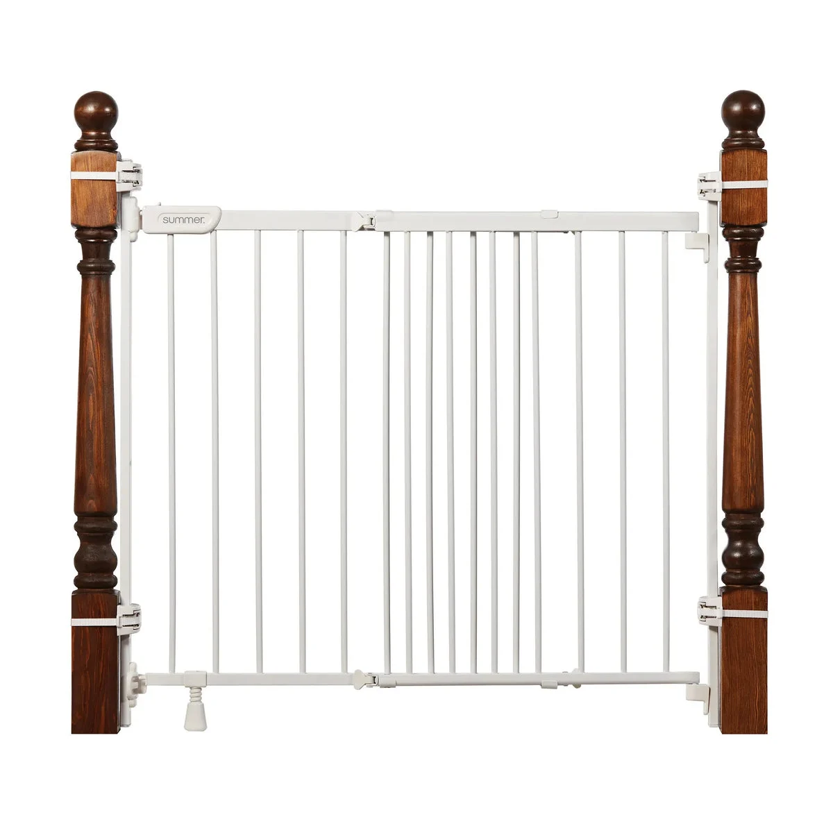 Summer Infant Metal Banister & Stair Safety Baby Gate - White