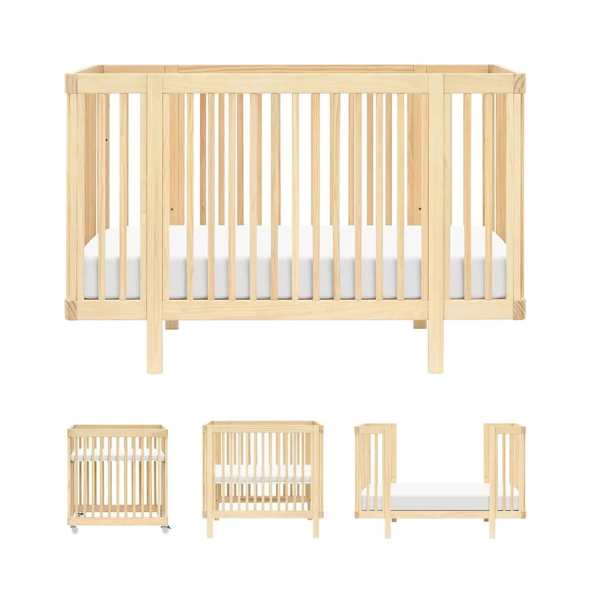 Babyletto Pogo 8-in-1 All-Stages® Convertible Crib - Brown