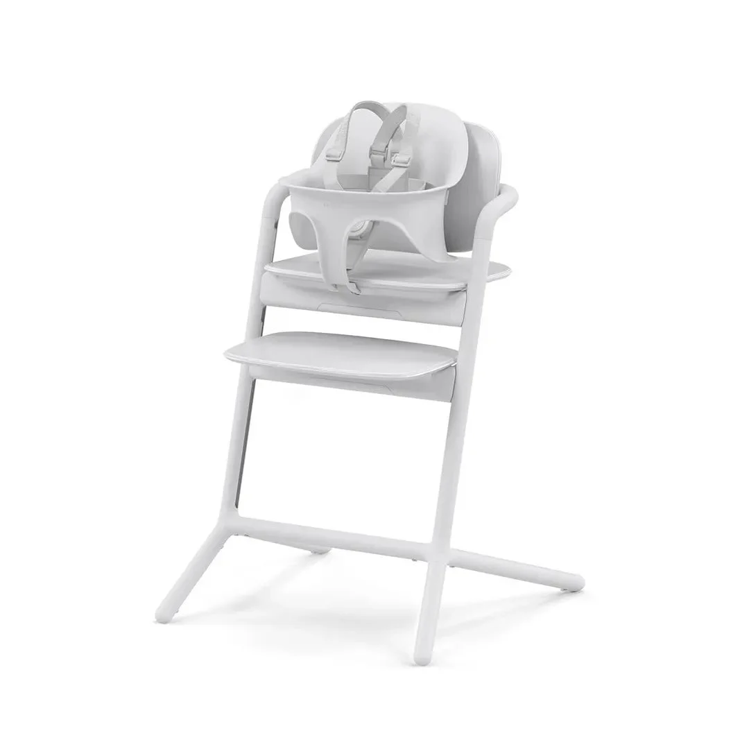 Cybex LEMO 2 High Chair 3-in-1 Set - All White
