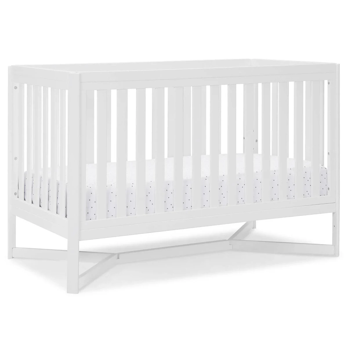 Delta Children Tribeca 4-in-1 Baby Convertible Crib - Bianca White