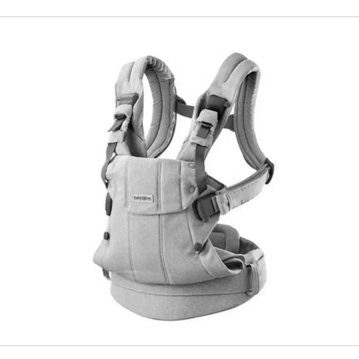 BabyBjörn Baby Carrier Harmony Woven Light Gray Melange