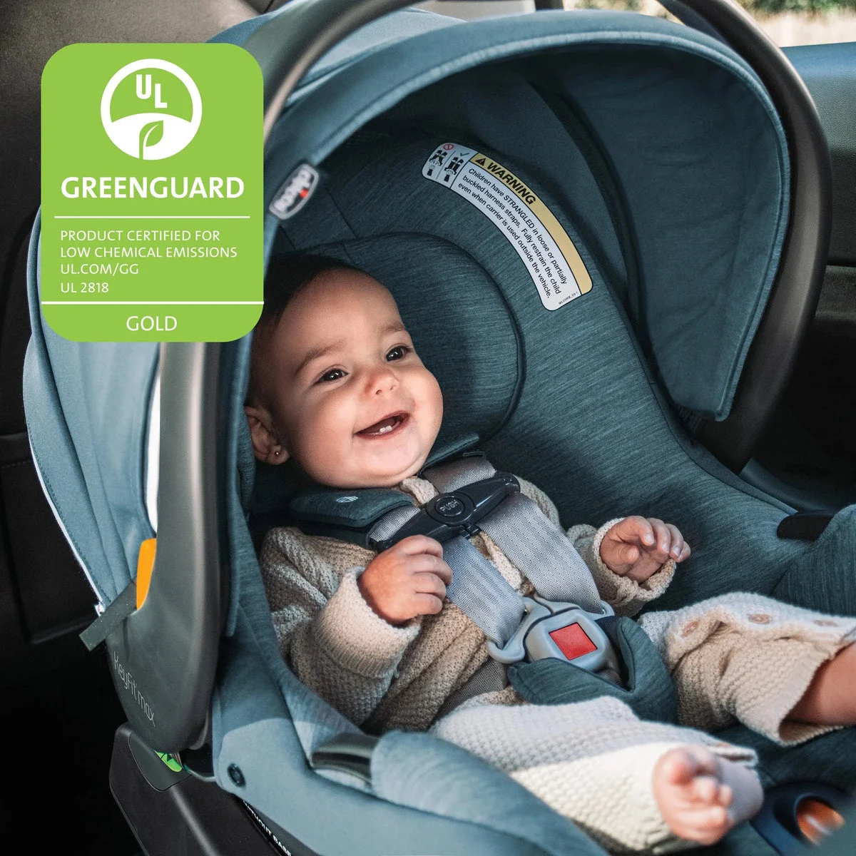 Chicco KeyFit Max Zip ClearLux Infant Car Seat - Verona (imperfect)