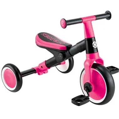 Globber Learning Trike 2 in 1 - Fuschia