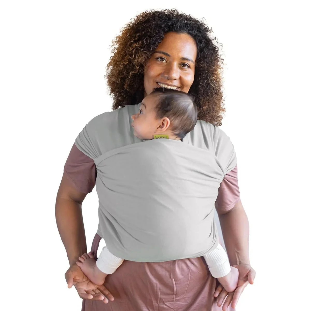 Boba Original Baby Sling Carrier for Newborns - Serenity Light Grey