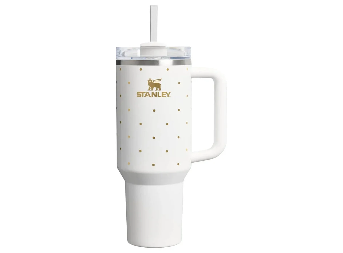 Stanley 40 oz Stainless Steel H2.0 FlowState Quencher Tumbler - Frost Polka Dot
