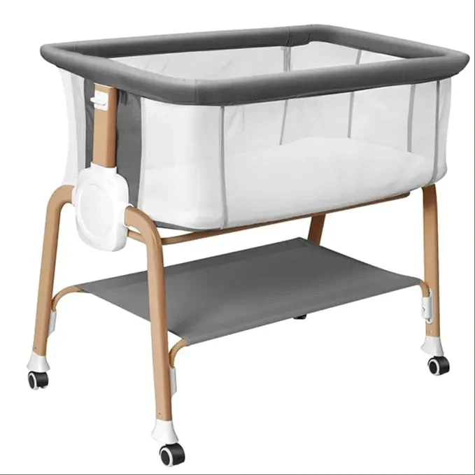 Babehop Bassinet Bedside Sleeper - Dark Gray