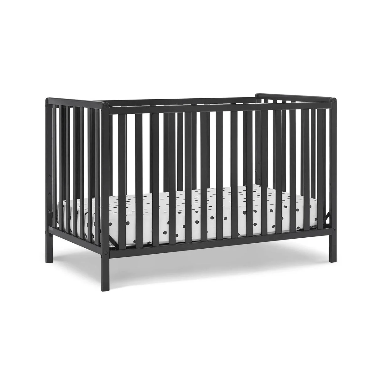 Delta Children Heartland 4-in-1 Convertible Crib - Black