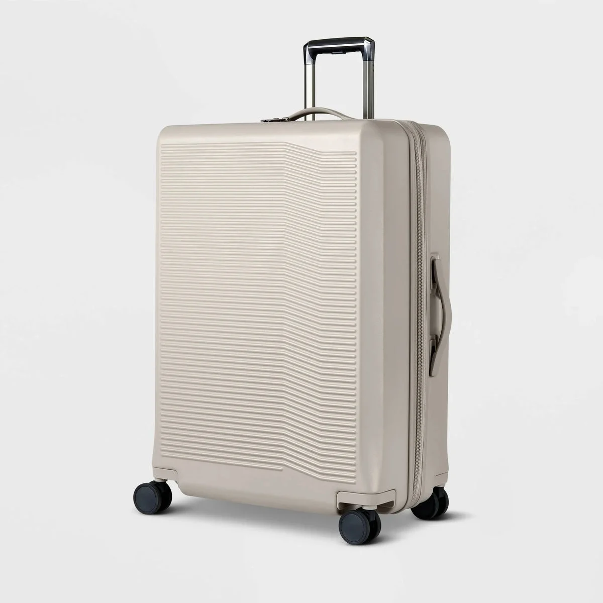 Open Story Large Checked Hardside Spinner Suitcase - Matte Atmosphere