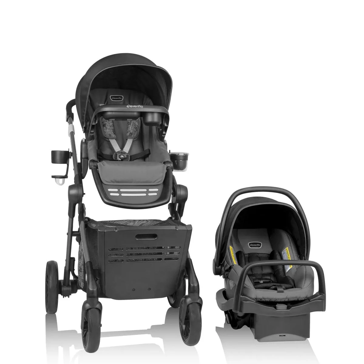 Evenflo Pivot Troop Travel System - Rhodesboro Black