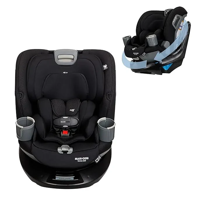 Maxi-Cosi Emme 360 All-in-One Convertible Car Seat - Midnight Black