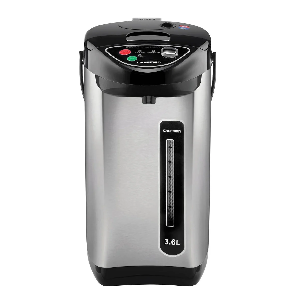 Chefman 3.6 Liter Electric Hot Water Pot w/ Dispenser - Stainless Steel