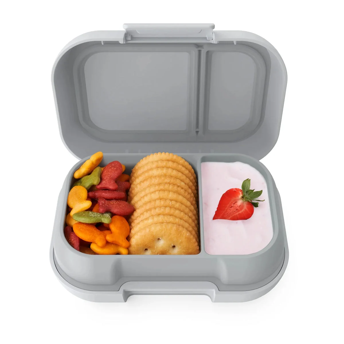 Bentgo Kids' Snack Leak-proof Storage Container Gray