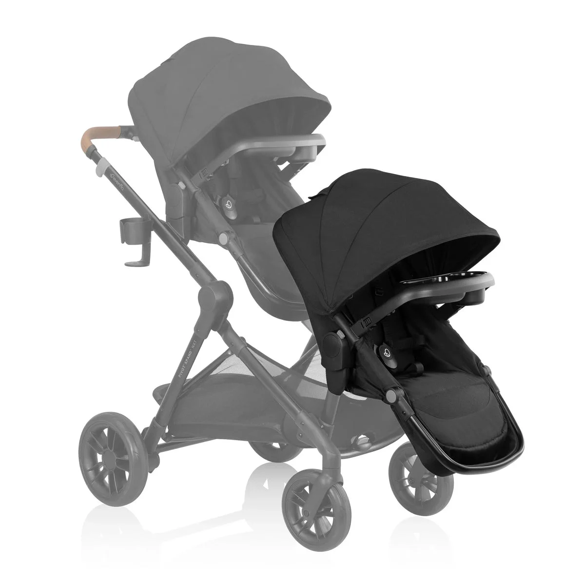 Evenflo Stroller Attachment Second Seat - Coal Black