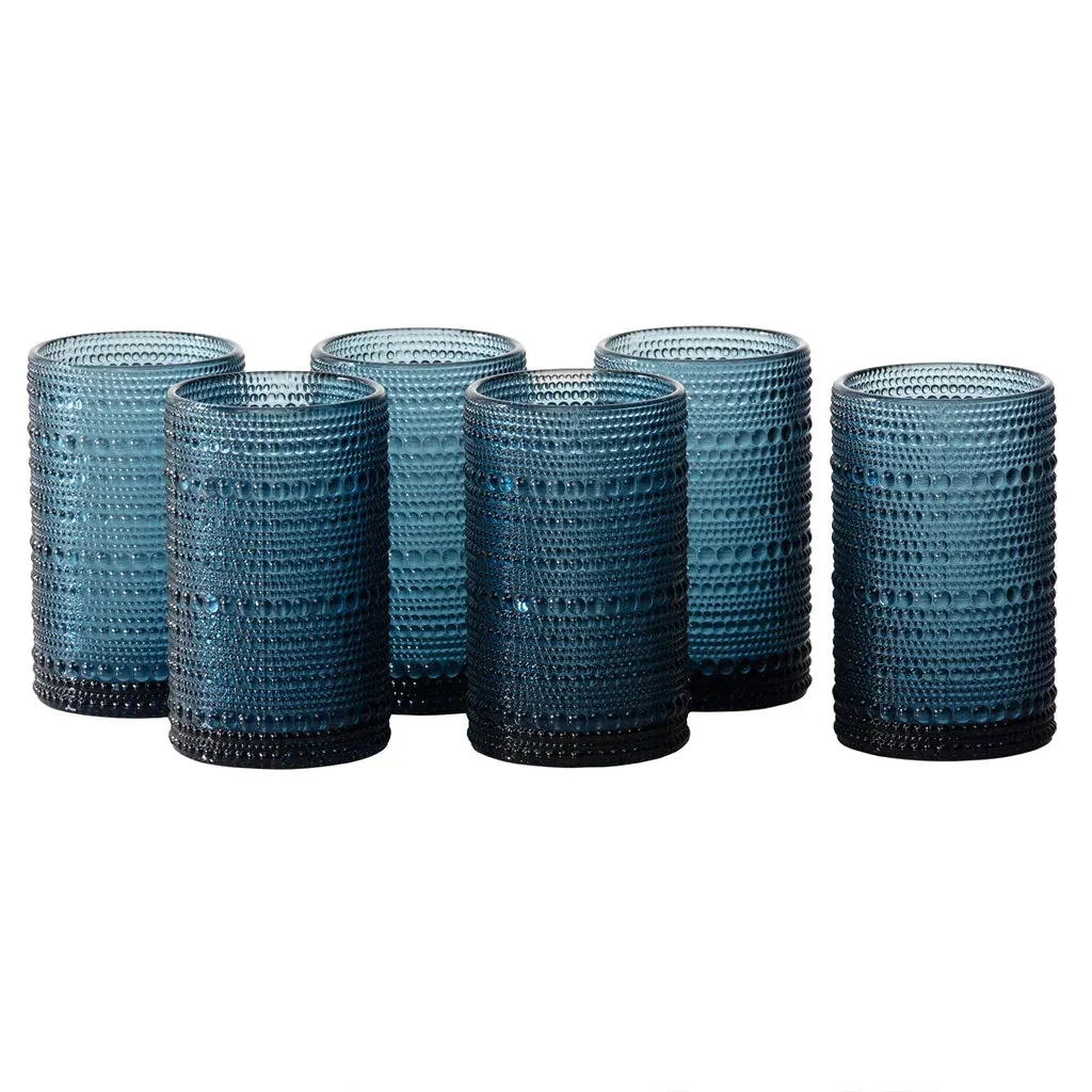 Fortessa Jupiter Ice 384.5 ml (13 oz) Glass, 6 pack - Blue