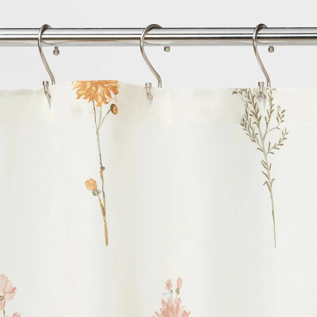 Threshold Botanical Flora- Threshold: Cotton Fabric, Machine Washable, Buttonhole Top