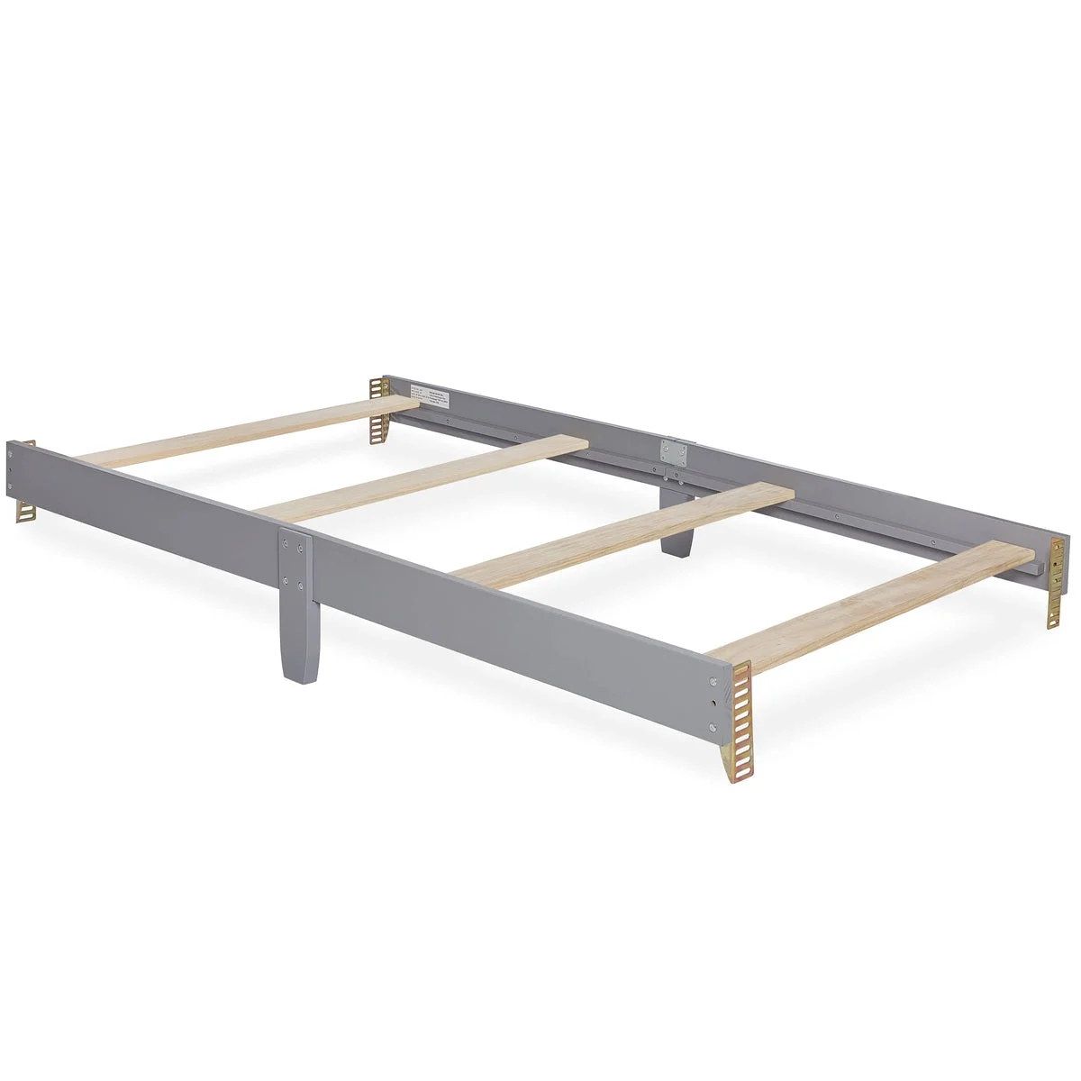 Dream On Me Mini Crib Bed Rail - Storm Grey