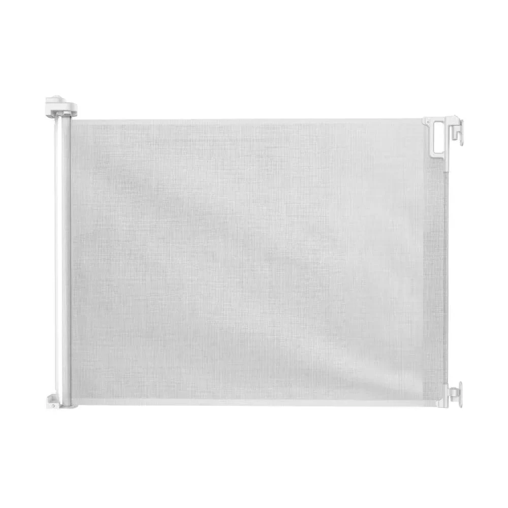 Unbranded/Generic Ultimate 79-Inch White Retractable Baby Gate - 38.6 Inches Tall