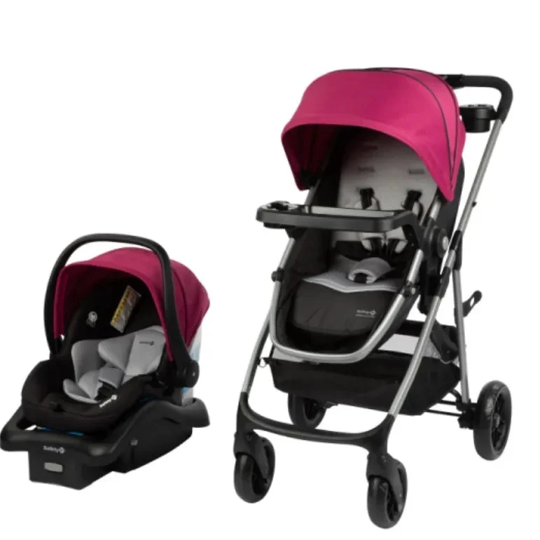 Safety 1st Grow and Go Flex 8-in-1 Car Seat Stroller Combo - Orchid Bloom