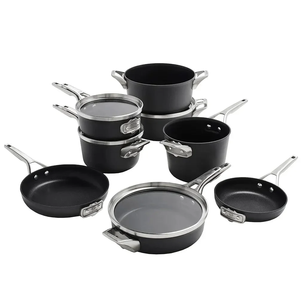 Calphalon Premier 12-Piece Cookware Set - Black