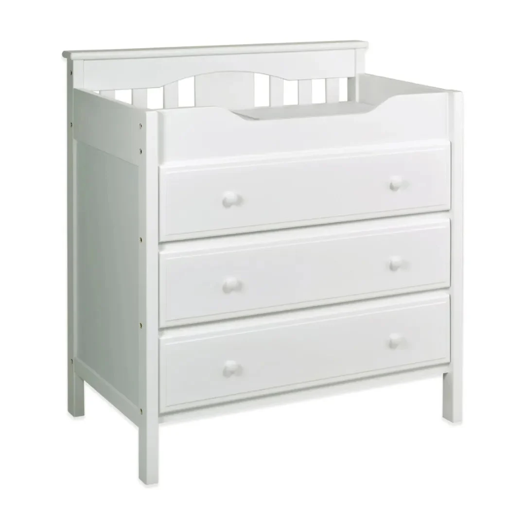 Davinci Jayden 3-Drawer Changer Dresser - White