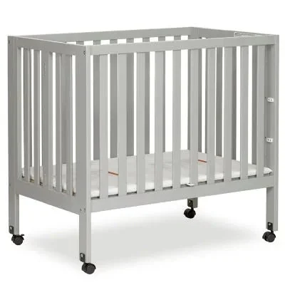 Dream On Me Jett Non-Full Size Folding Crib - Gray